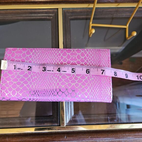 (NO BRAND) vintage pink seashells design w/ 10 card & cold holder - Picture 5 of 7